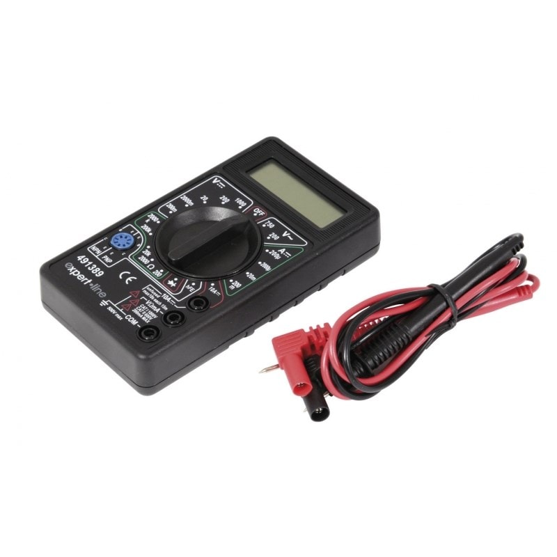 Testeur Multimètre Universel digital Pile inclue Voltmètre Ampère?mètre