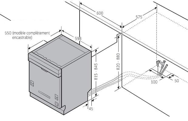 Lave-vaisselle intégrable SAMSUNG DW60R7040BB 13 couverts - Tous les lave- vaisselle BUT