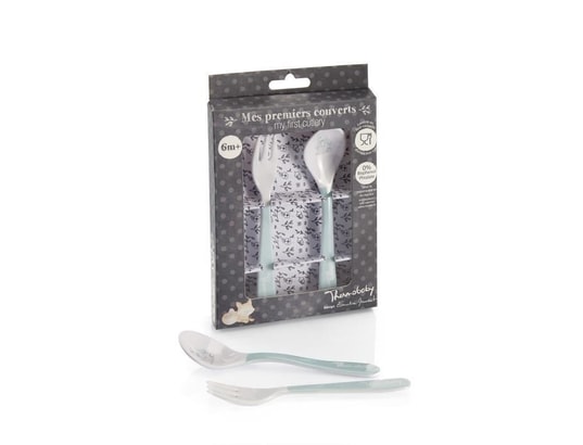 Thermobaby 2 Couverts Ergonomiques Bleu Myosotis Thermobaby Ma 33ca321ther Dpokd Pas Cher Ubaldi Com