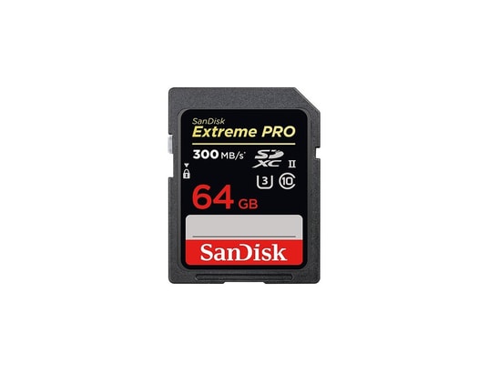 SANDISK SD EXTREME PRO 64 Go SDXC 300 MB/s UHS-II U3 Classe 10
