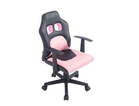 Fauteuil Gamer Rose Similicuir - Chaise - Fauteuil bureau BUT