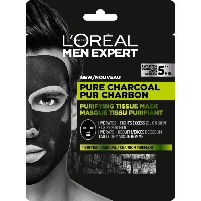 L'Oréal Paris Men Expert Pur Charbon - Peeling Anti-points Noirs Homme - 100 Ml - Neuf Sous Emballage - Soin Quotidien