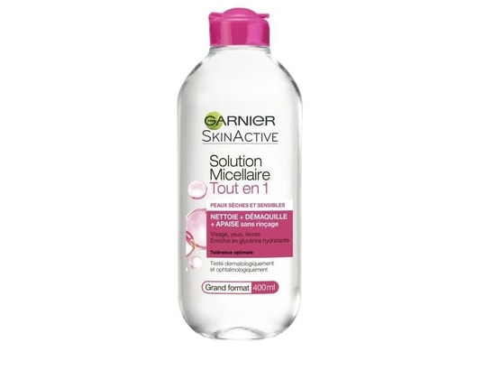 Garnier Skinactive Solution Micellaire Tout En Un - 400 Ml Pour Peaux Sèches Et Sensibles