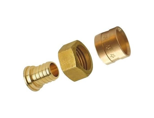 Lot De 10 Raccords écrou Tournant Plat Valsir – 20x2 3/4 – Pexal Brass – VS0171119