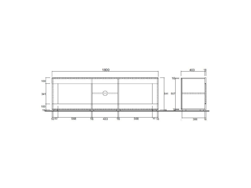 Meuble tv comete leds 2 portes blanc laqu VENTE UNIQUE