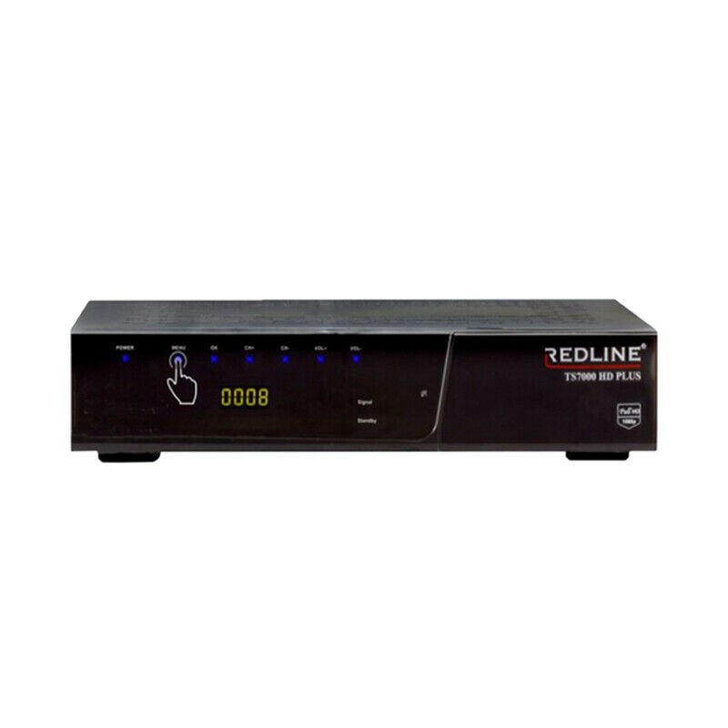 Récepteur satellite ts7000 double tuner freetoair (fta) REDLINE