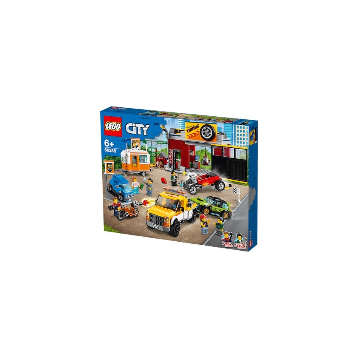 Lego city 60258 - l'atelier de tuning