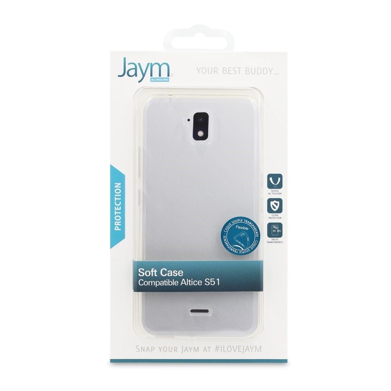 Karylax - Etui Housse de Protection S-View à clapet Universel M (Ref.Noir) pour Smartphone Altice E25