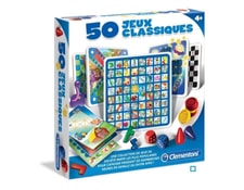 Clementoni - 50 jeux classiques - jeu de société CLEMENTONI MA-32CA387CLEM-WKAN1 Clementoni - 50 jeux classiques - jeu de société CLEMENTONI MA-32CA387CLEM-WKAN1