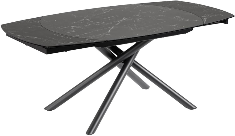 Table de salle à manger LF Yodalia ovale 130/190 x100 ceramique Pas