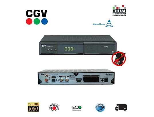 Cgv décodeur satellite premio sat hd-w5 (sans carte) CGV