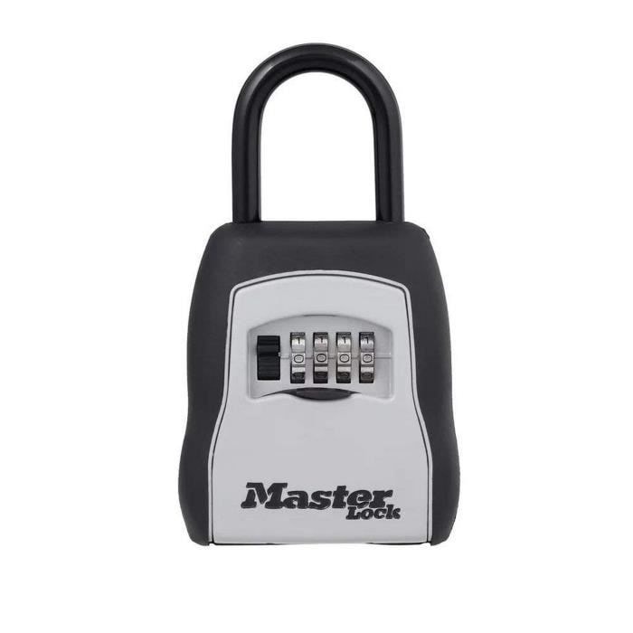 Cadenas Moraillon Master Lock 725EURD | Pour Porte, Grillage, Garage | Acier Chromé, Étanche | 11,8cm