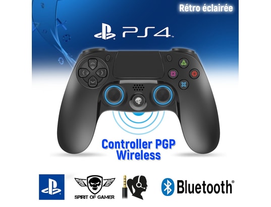 Câble Dual Play & Charge Steelplay pour manette PS4 Noir