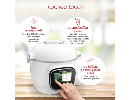Réalisez toutes vos envies en cuisine avec le robot multicuiseur haute  pression Cookéo Touch Moulinex !