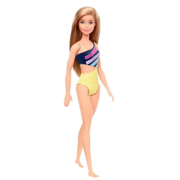 Barbie plage maillot de bain a rayures MATTEL