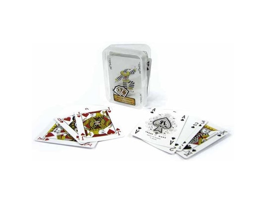 Cartes de jeu de carte PS de haute qualité portables boîte de