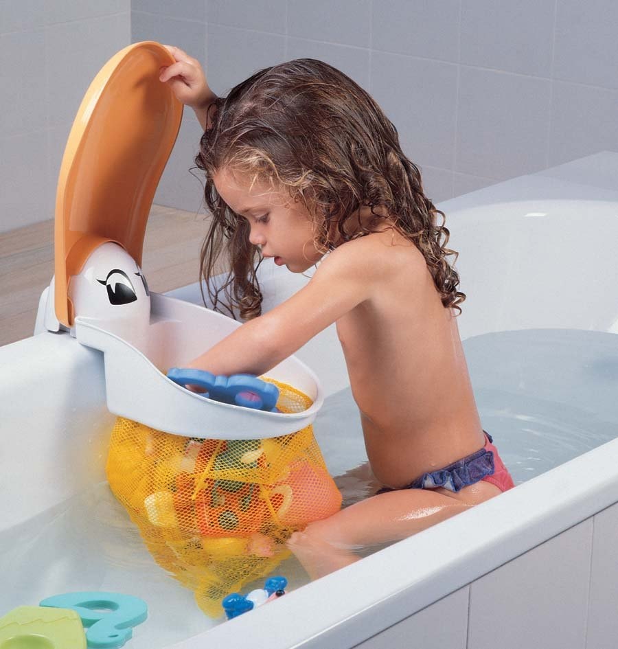 Rangement jouet de bain BABYSUN NURSERY Boite à jouets de bain Pélican Pas  Cher 