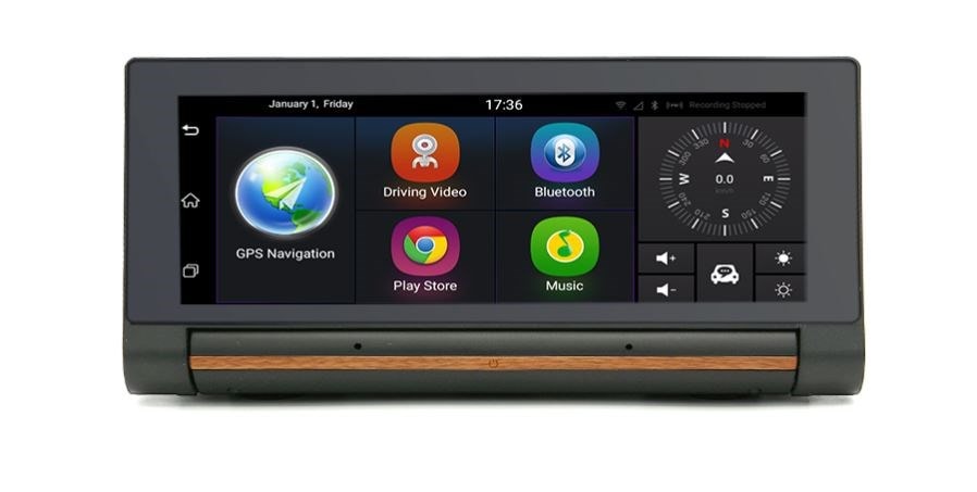 Ordinateur de Bord Android 7 Pouces Tactile GPS 4G Wifi Caméra