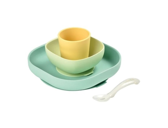 Set 3 couverts inox airy green
