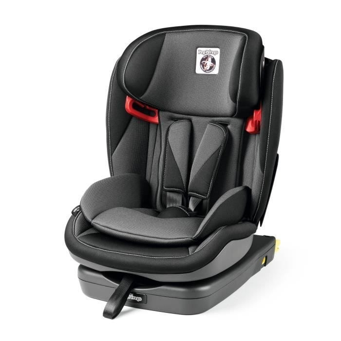 Peg perego siege auto isofix viaggio via groupe 1/2/3 - crystal black ...