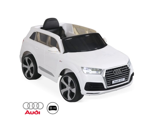 Audi Q7 Blanc Voiture Electrique 12v 1 Place 4x4 Pour Enfants Avec Autoradio Et Telecommande Alice S Garden Ma 10ca398audi Vspg0 Pas Cher Ubaldi Com