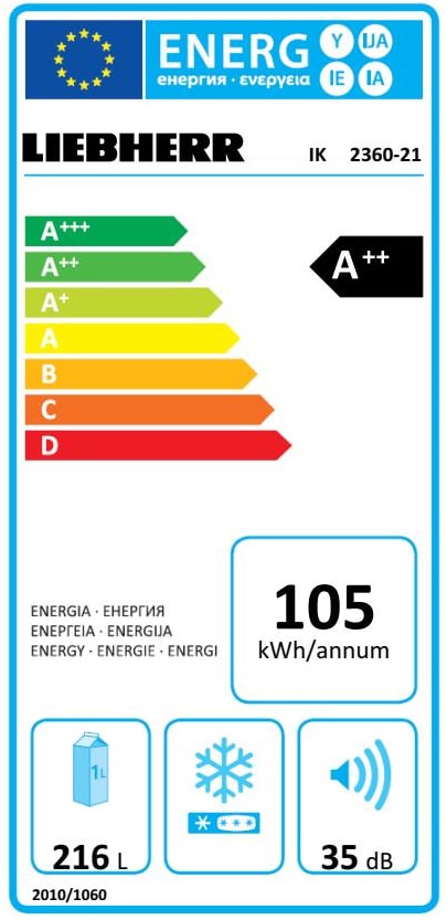 Réfrigérateur encastrable 1 porte LIEBHERR IK2360-20 Pas Cher 