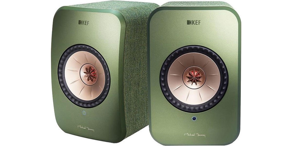 KEF Enceinte bibliothèque Enceinte sans fil LSX Wireless verte