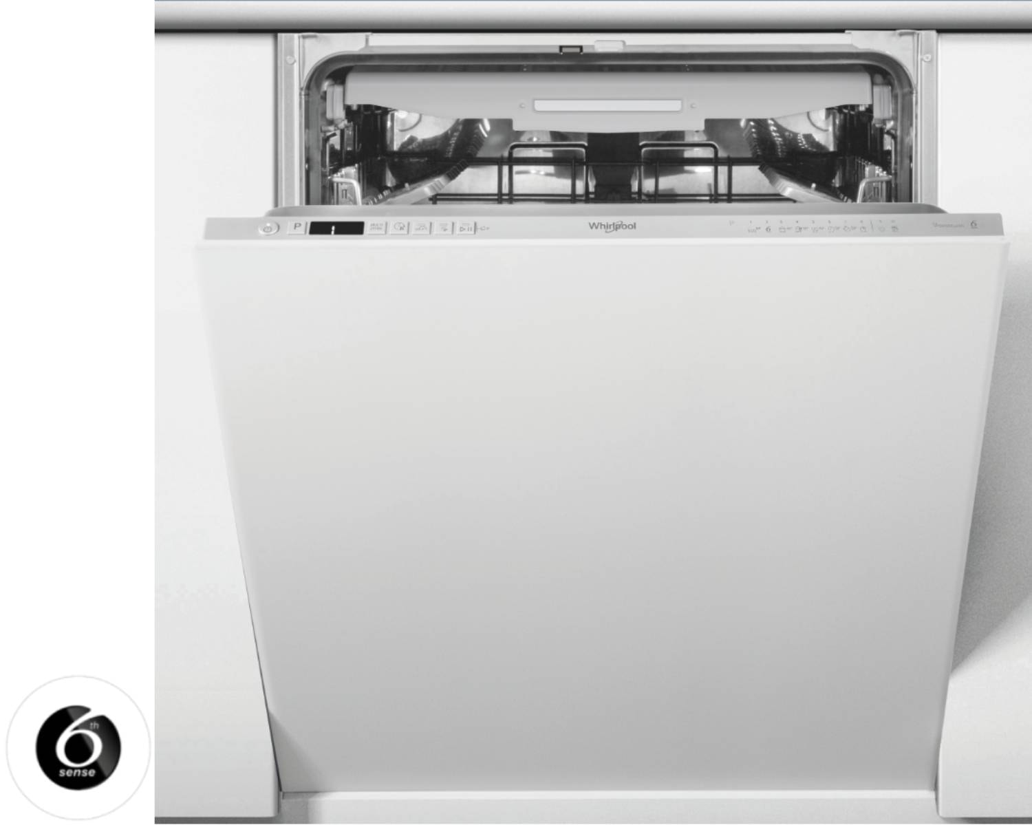 whirlpool - Lave vaisselle integrable 60 cm WBC3C33PX 6ème Sens