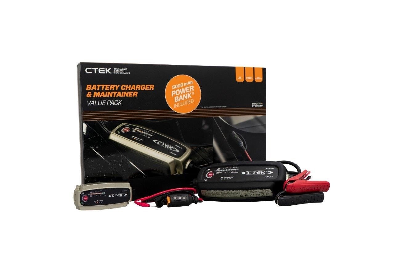 Chargeur intelligent kit mxs 5.0 (chargeur, powerbank usb et eyelet) CTEK  Pas Cher 