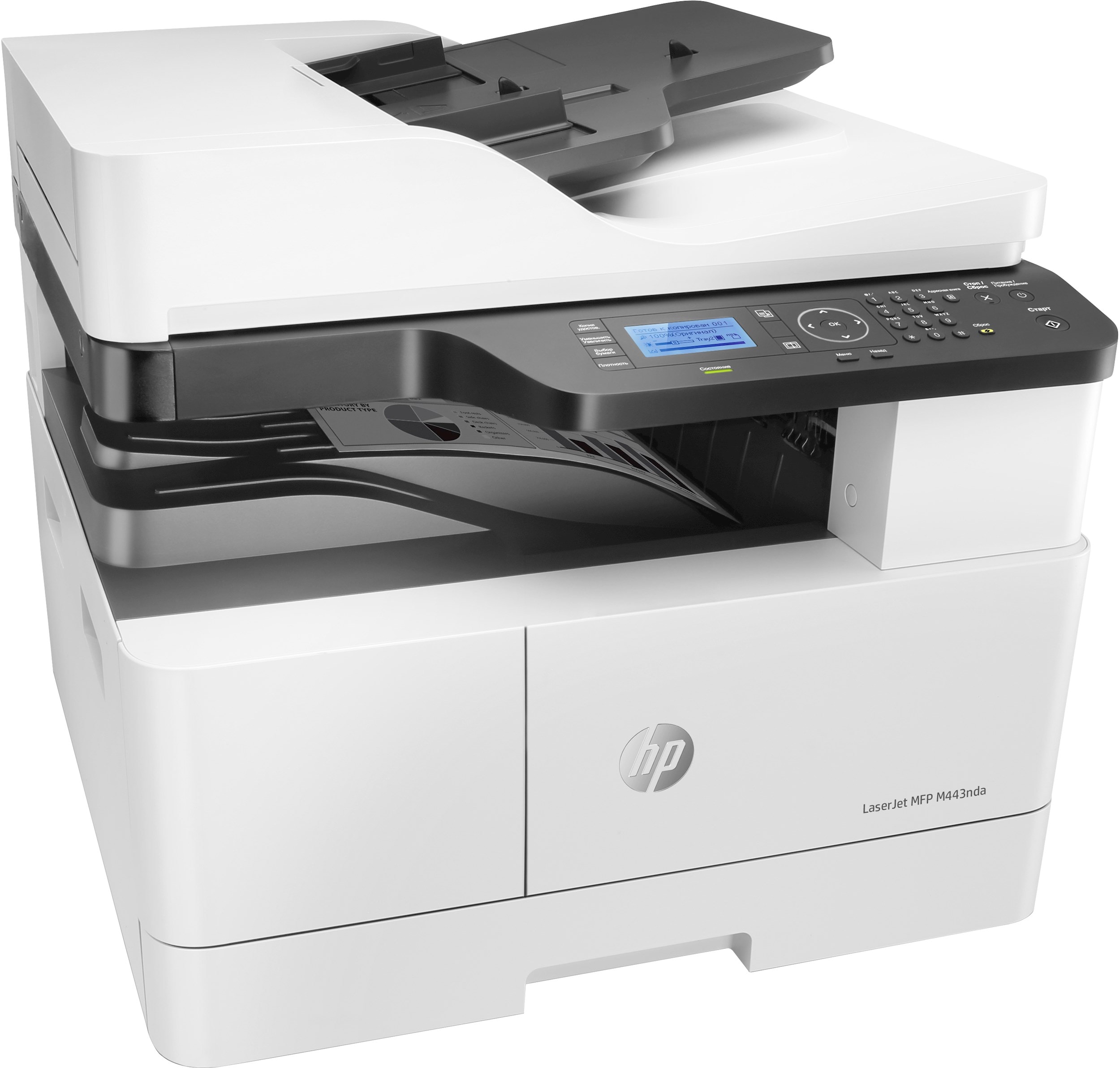 Hp laserjet pro m443nda обзор