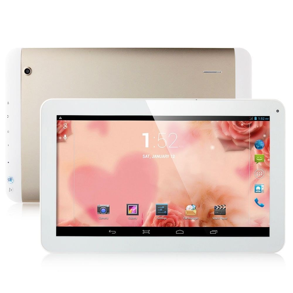 Tablette 10 pouces android 3g dual sim wi-fi bluetooth micro gps 1go ram  24go or - yonis YONIS