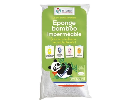 P Tit Albatros Alese Impermeable Bamboo Bebe Mixte 60 X 1 Cm P Tit Albatros Ma 52ca313ptit 2puc0 Pas Cher Ubaldi Com
