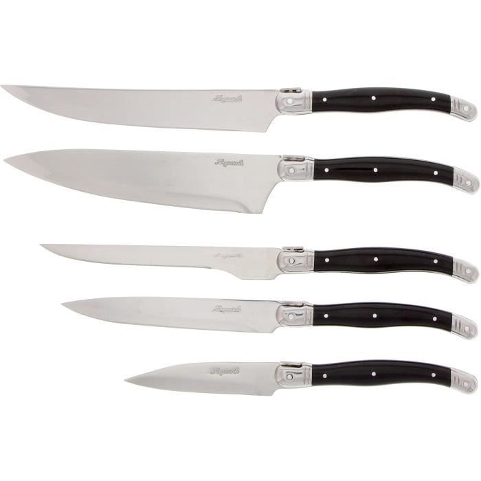 couteaux de cuisine pradel inox lot de 5