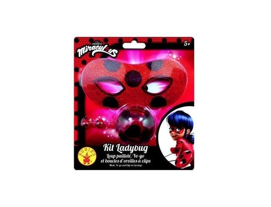Loup pailleté Miraculous Ladybug - Masque de déguisement - Achat & prix