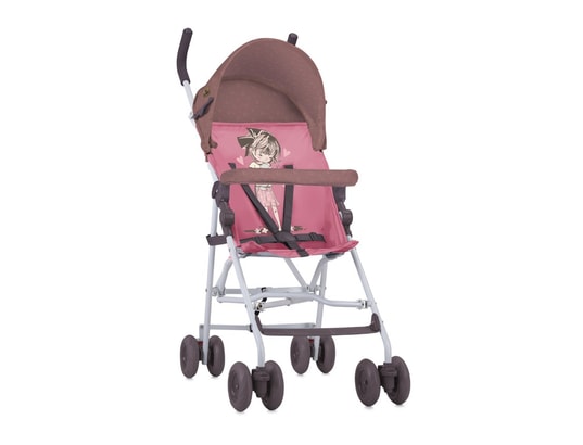 poussette canne rose pas cher