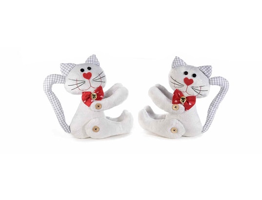 Paire D Embrasses Chat En Tissu Et Peluche Avec Velcro Aucune Ma 31ca357pair 7fq3j Pas Cher Ubaldi Com