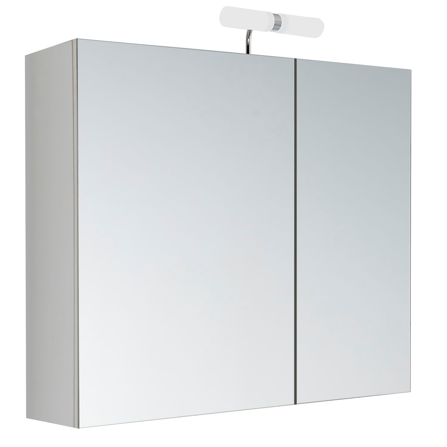 Armoire de toilette avec led kléo 2 portes 60 x 60 cm ALLIBERT 123095