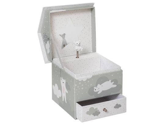 Boite Musicale Ourson Gris Atmosphera Pas Cher Ubaldi Com