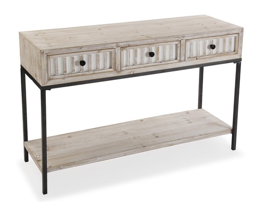 Console Table D Entree En Bois Et Fer Coloris Blanc Vintage L 120 X P 40 X H 80 Cm Pegane Pegane Ma 82ca182cons Ezlmo Pas Cher Ubaldi Com