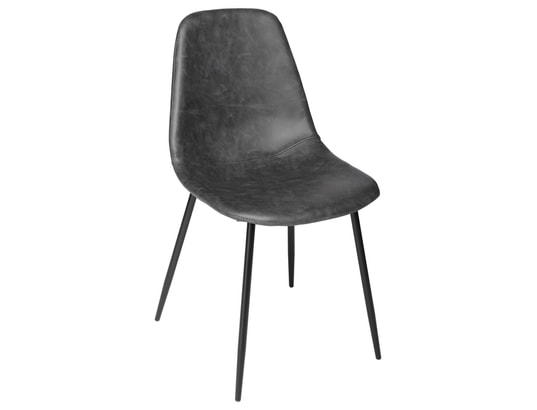 Chaise Design Vladi M tal Gris ATMOSPHERA