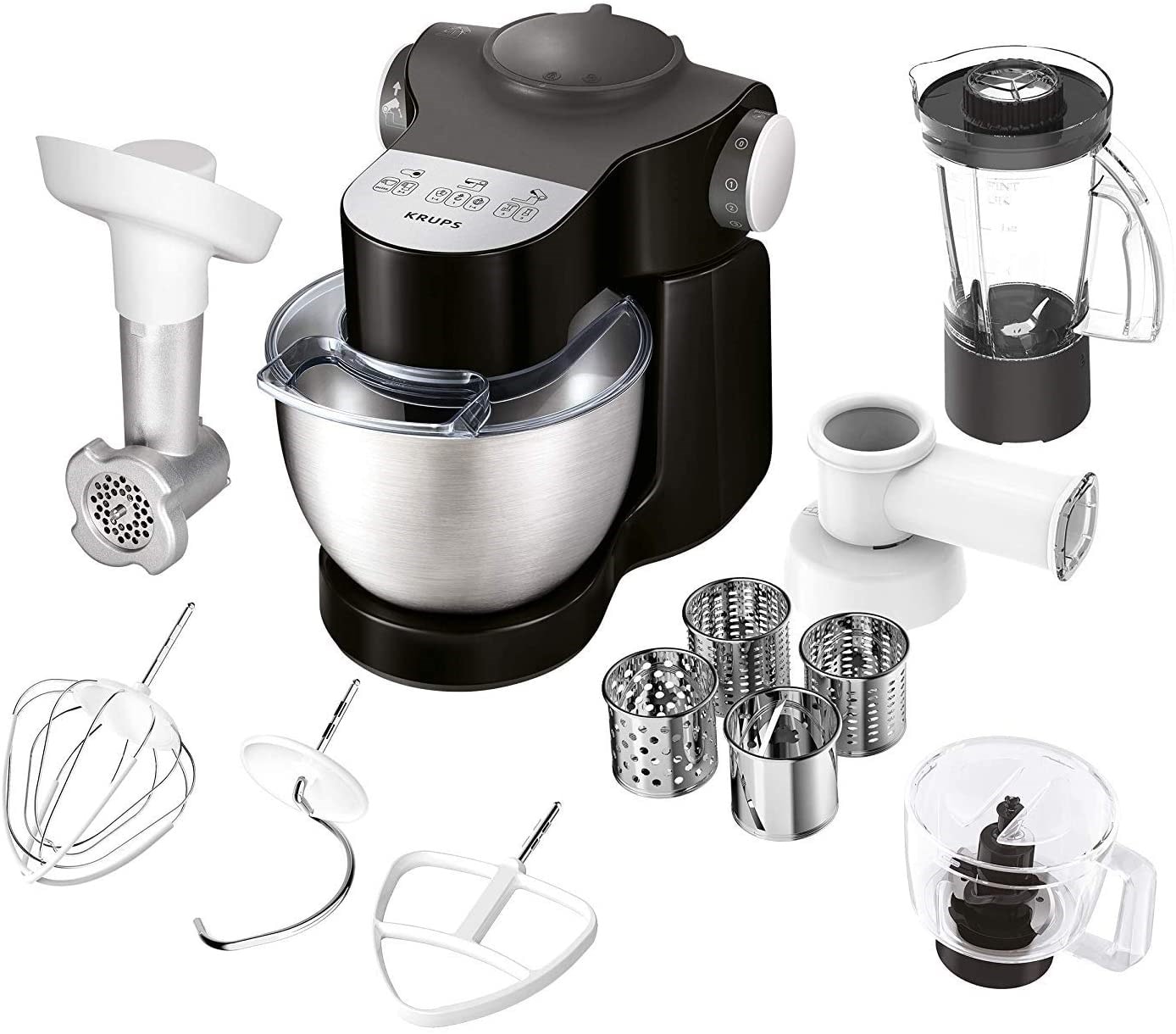 Mixeur Ariete Moderna 1000W - 1,5L - 4 Vitesses + Pulse - Lames Inox - Pour Smoothies, Soupes, Cocktails