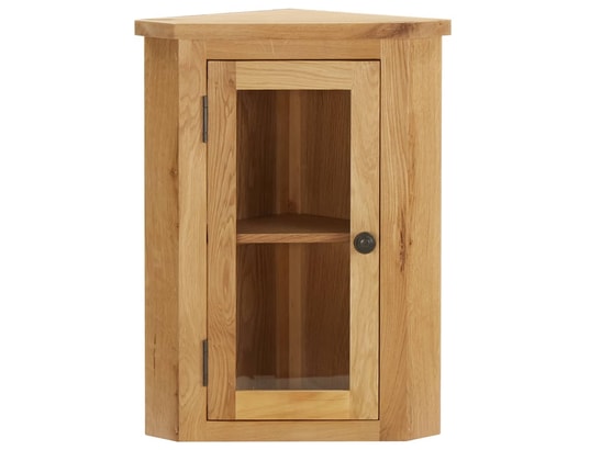 Vidaxl Armoire D Angle Murale 45x28x60 Cm Bois De Chene Massif Vidaxl Ma 13ca194vida G0wl1 Pas Cher Ubaldi Com