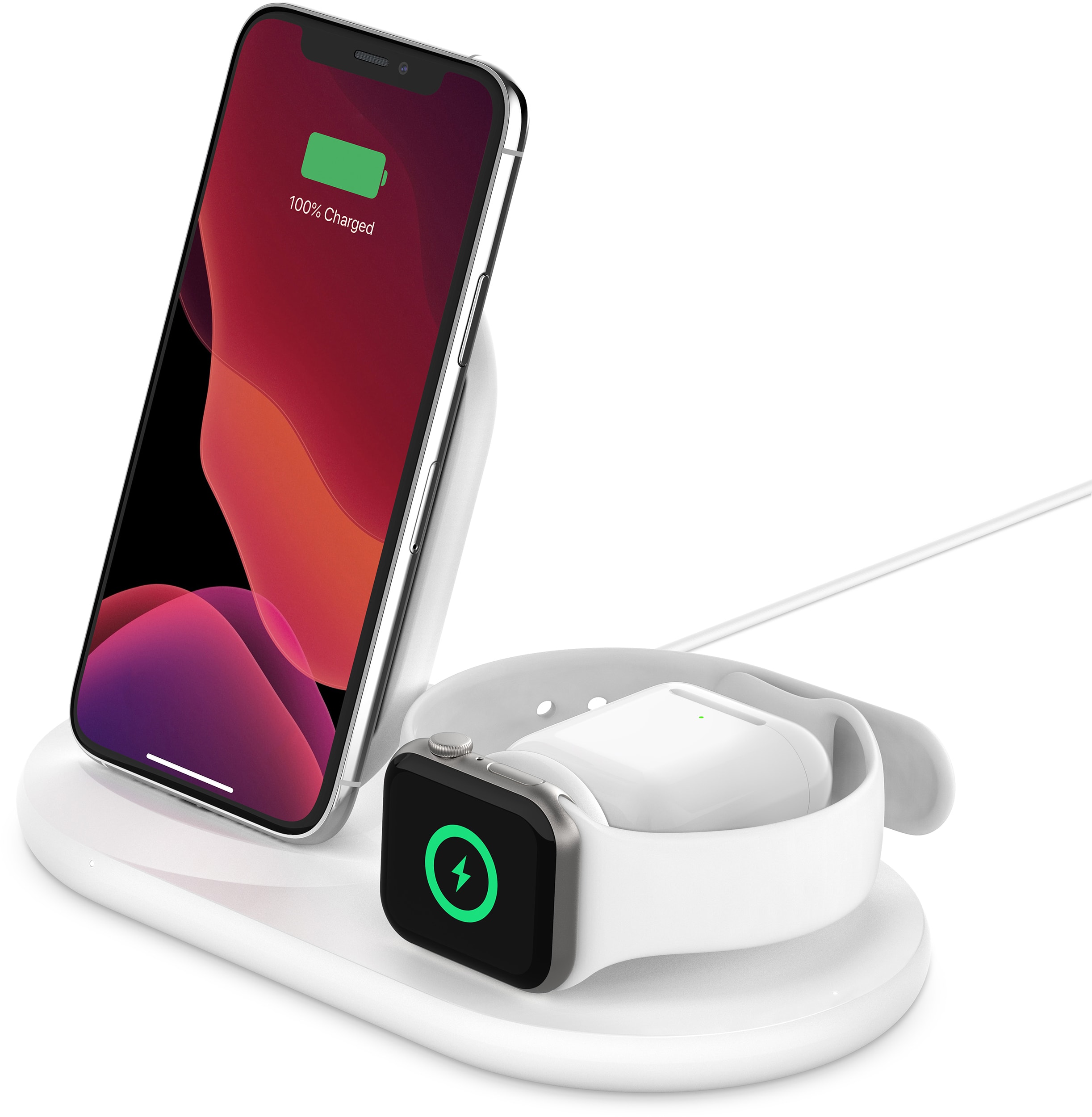 Chargeur induction BELKIN induction 15W charge rapide Stand