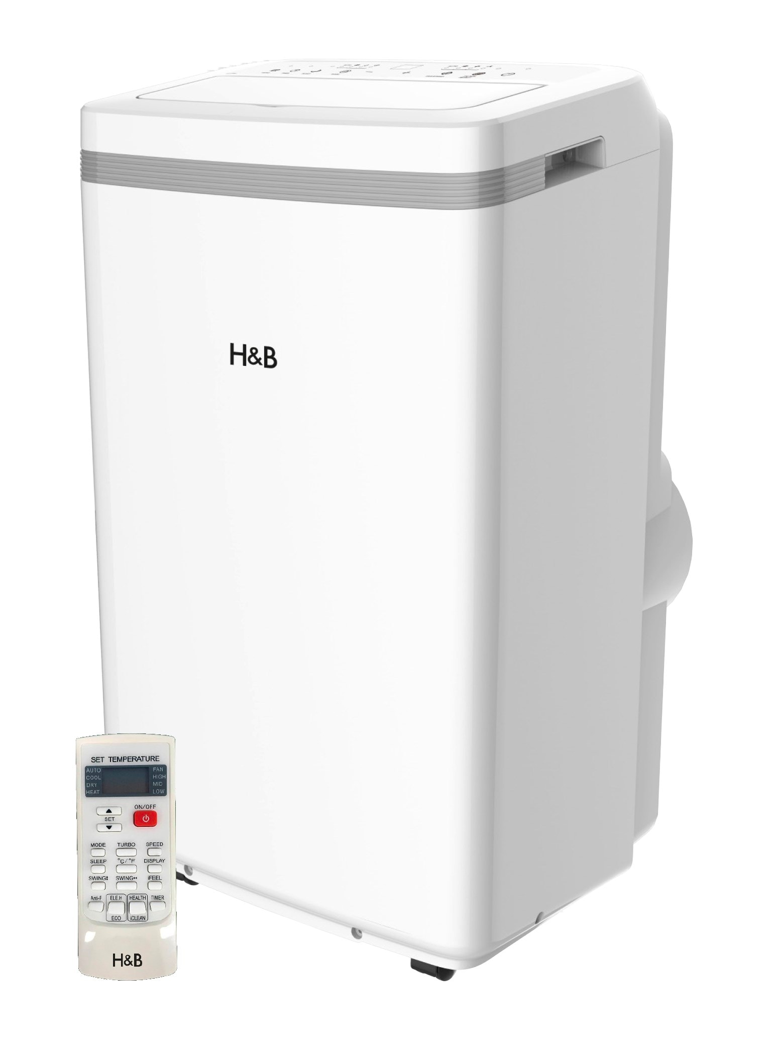 Climatiseur Mobile H&b Ac12000 - 12000 Btu 3500 W H&B Pas Cher - UBALDI.com