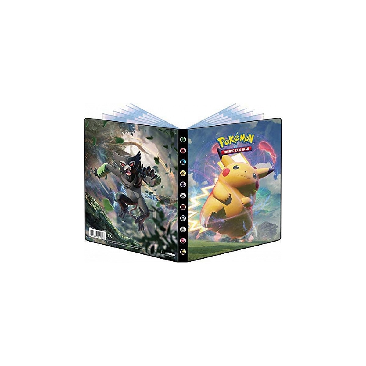 ASMODEE Pokémon - Cahier Range-Cartes Pikachu 80 Cartes pas cher
