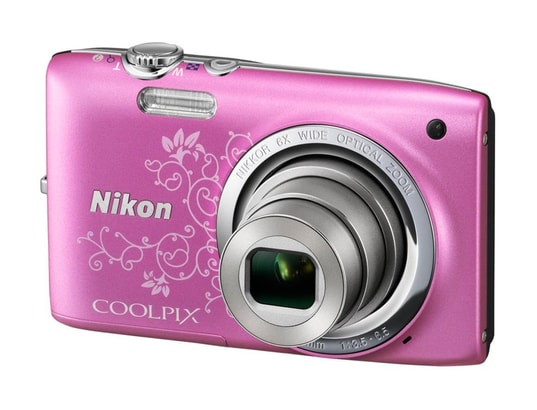 NIKON - Appareil photo numérique compact CoolPix S2700 rose arabesque