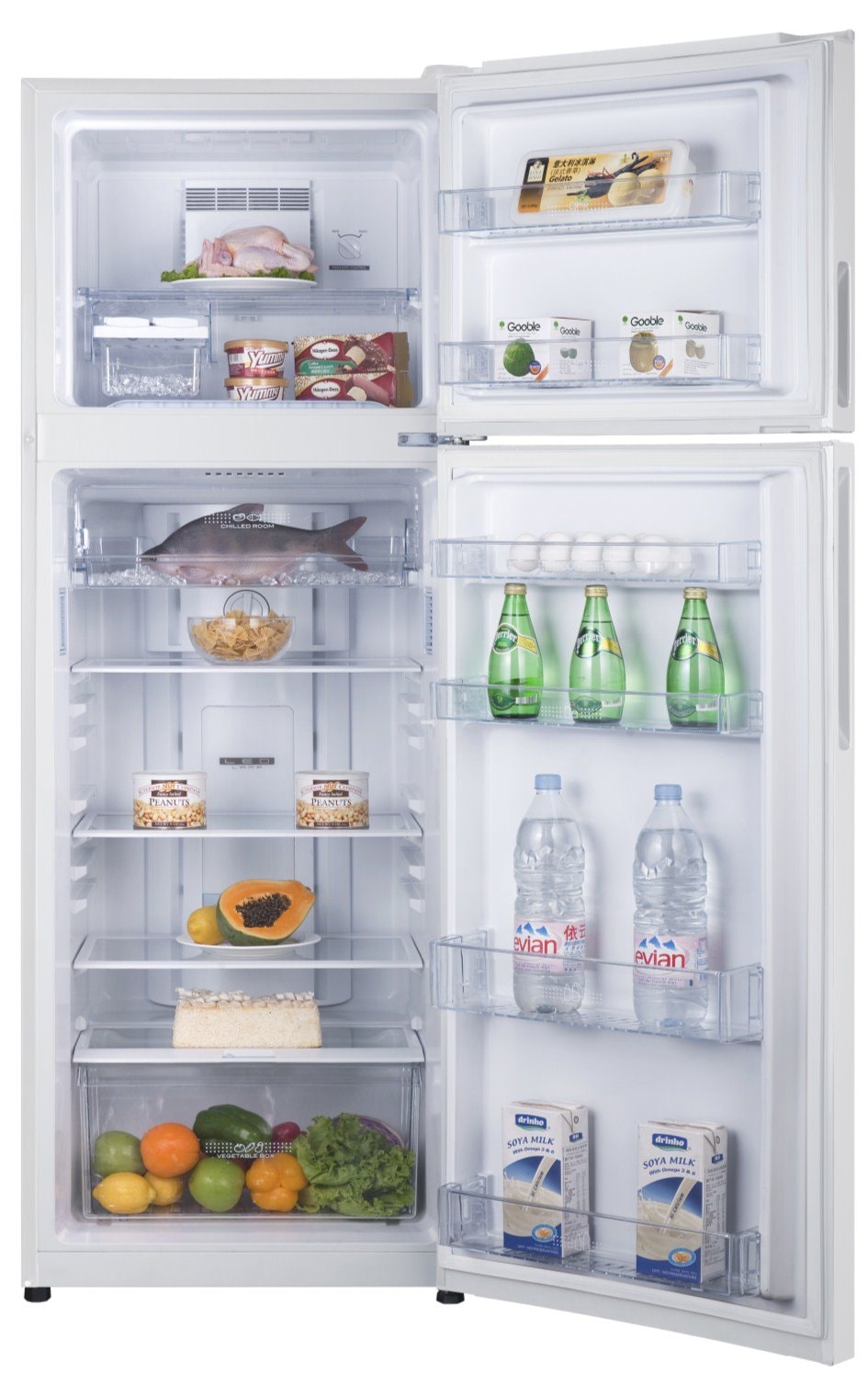 HAIER - Réfrigérateur congélateur haut D1FM636CW