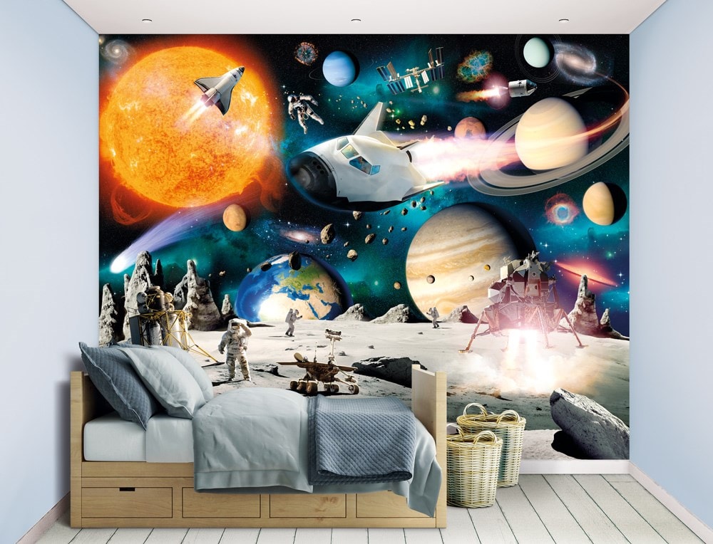 Papier peint mural Walltastic aventure spatiale 305X244 CM