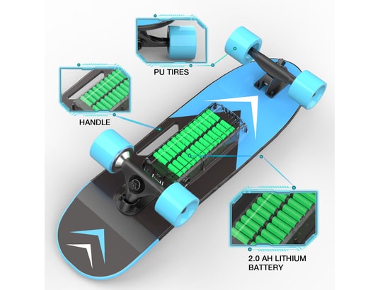 Longboard WeSkate A5821 - Planche Complète 42 Pouces Pour Débutants Et Confirmés - Érable Canadien