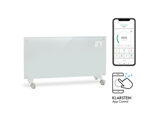 Klarstein bornholm smart radiateur convecteur - 2 puissances de chauffage  1000w / 2000w wifi KLARSTEIN